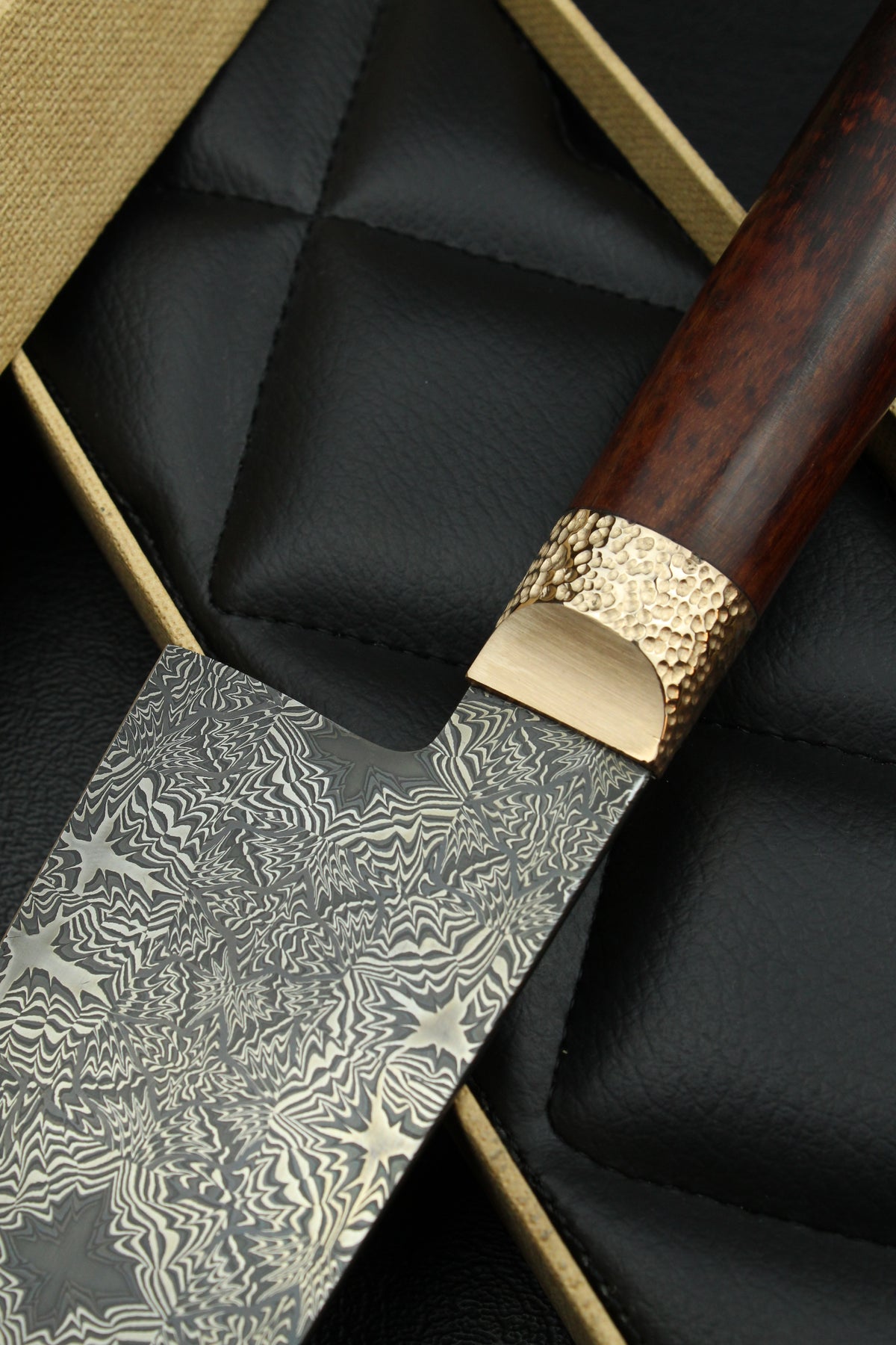 S-Damascus Gyuto Snake Oval