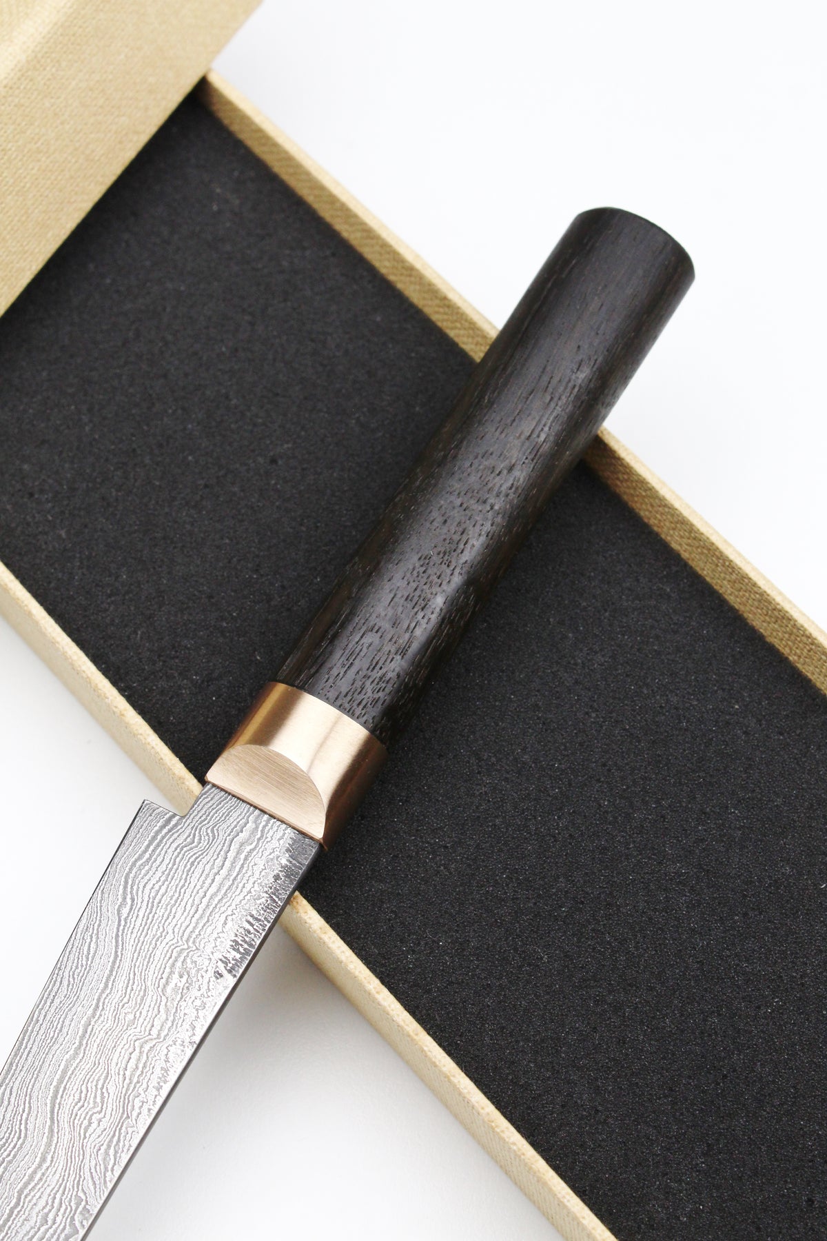 Petty Bog Oak Oval Damascus