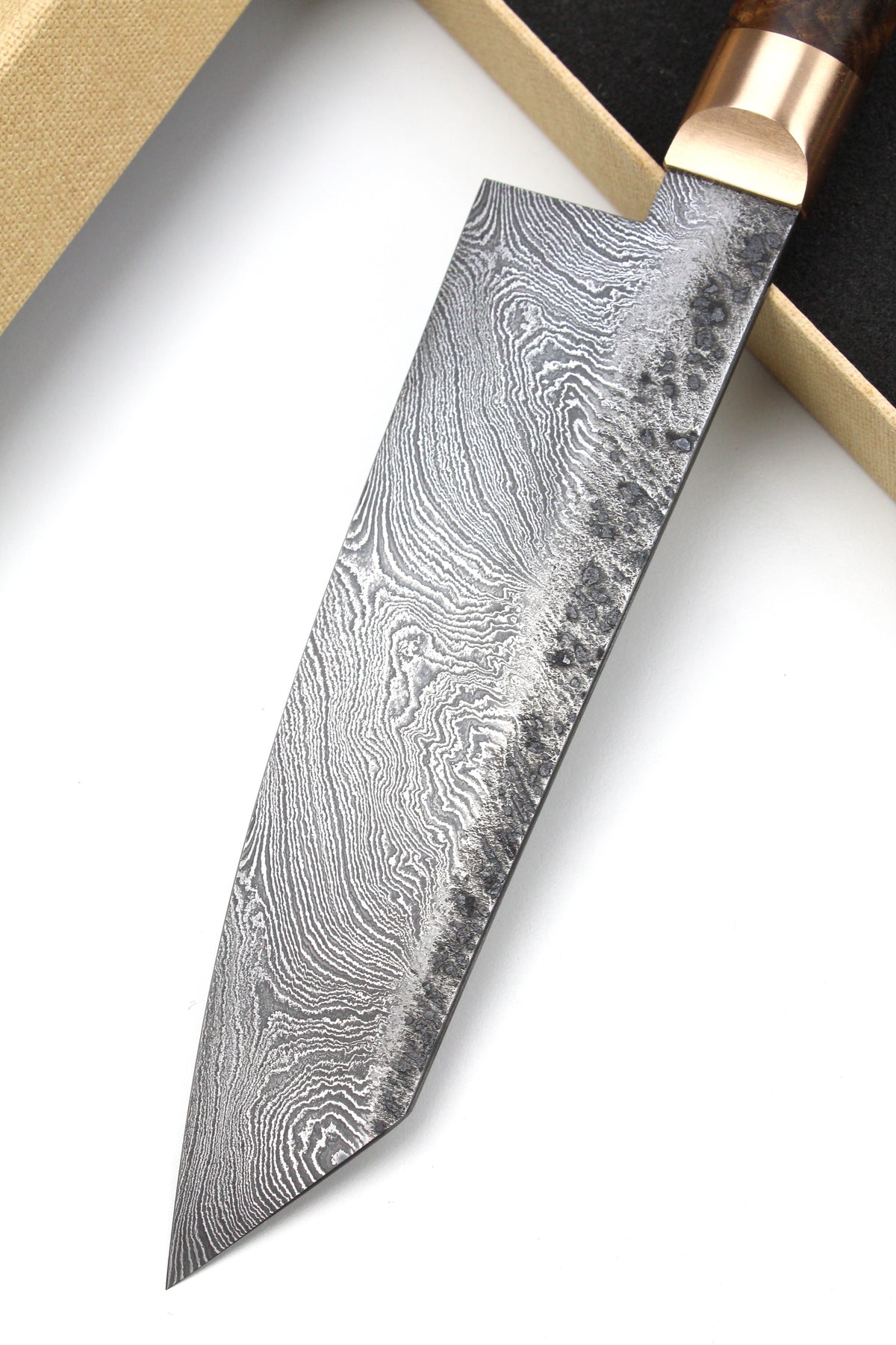 Damascus Santoku 320L Torsion