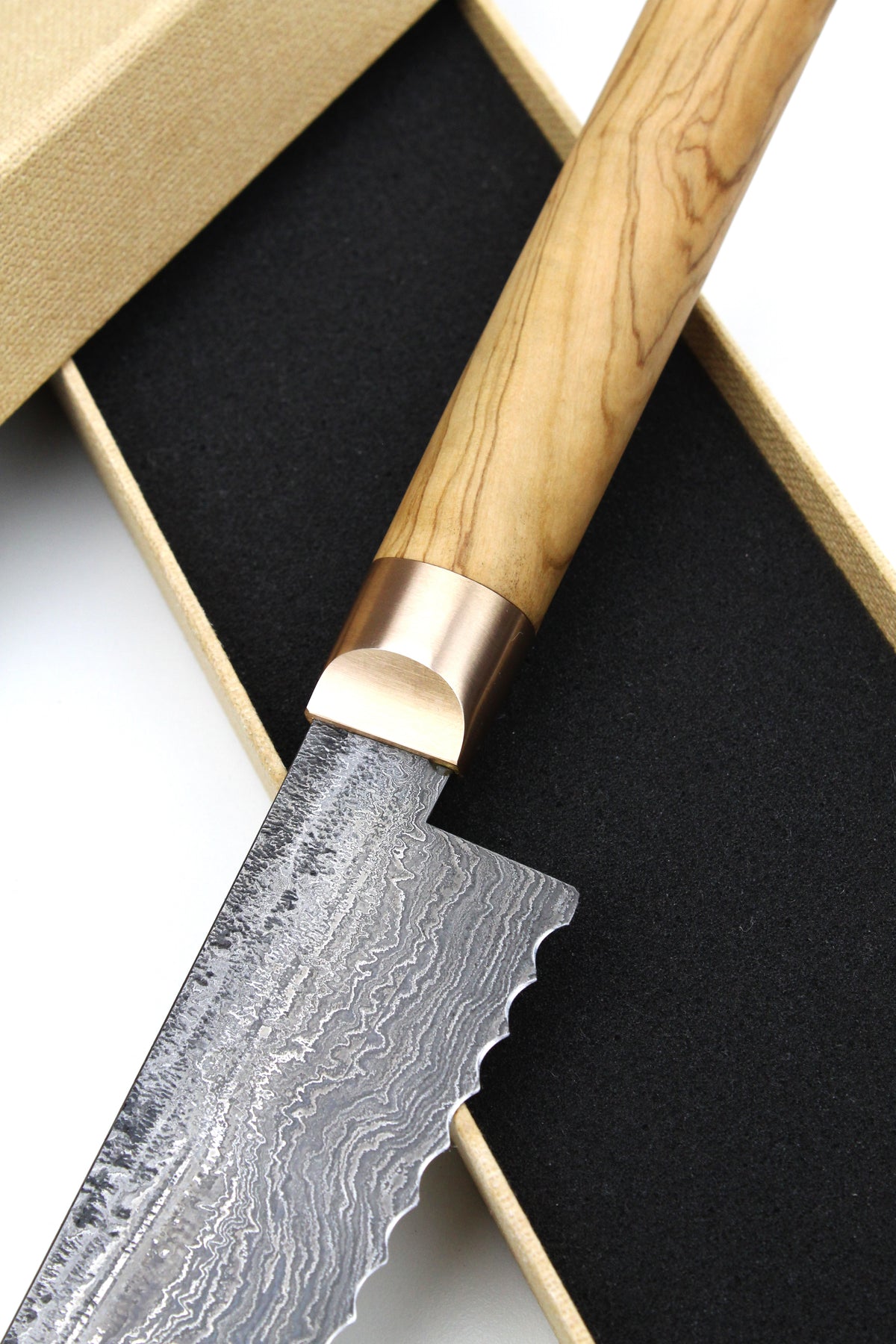 Breadsword HK Oval Olive Damascus