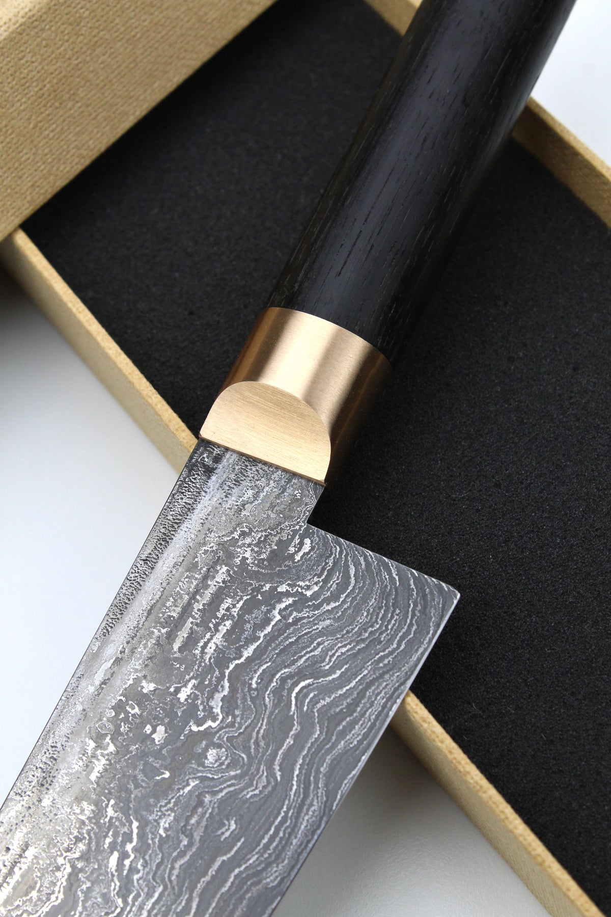Gyuto Damascus Bog Oak
