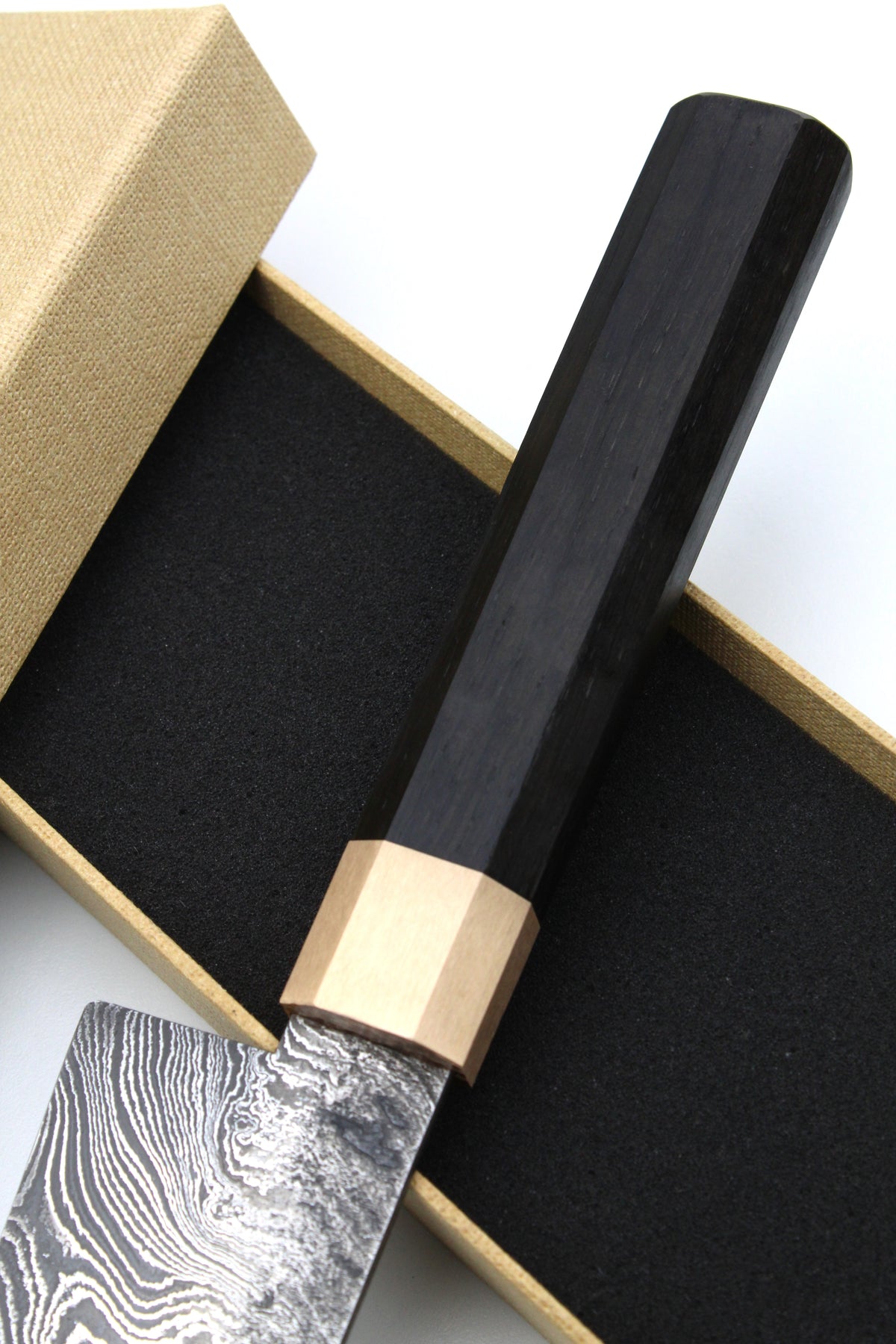 Gyuto Damascus Bog Oak