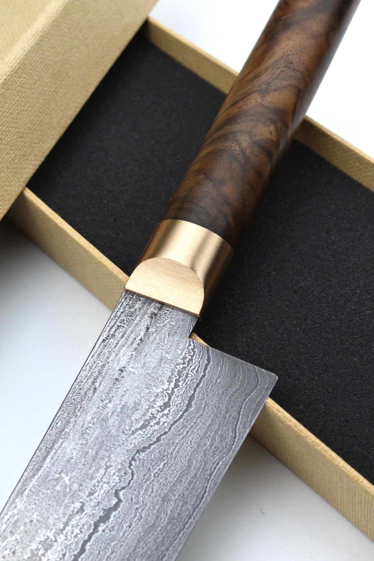 Gyuto Damascus 500L Walnut