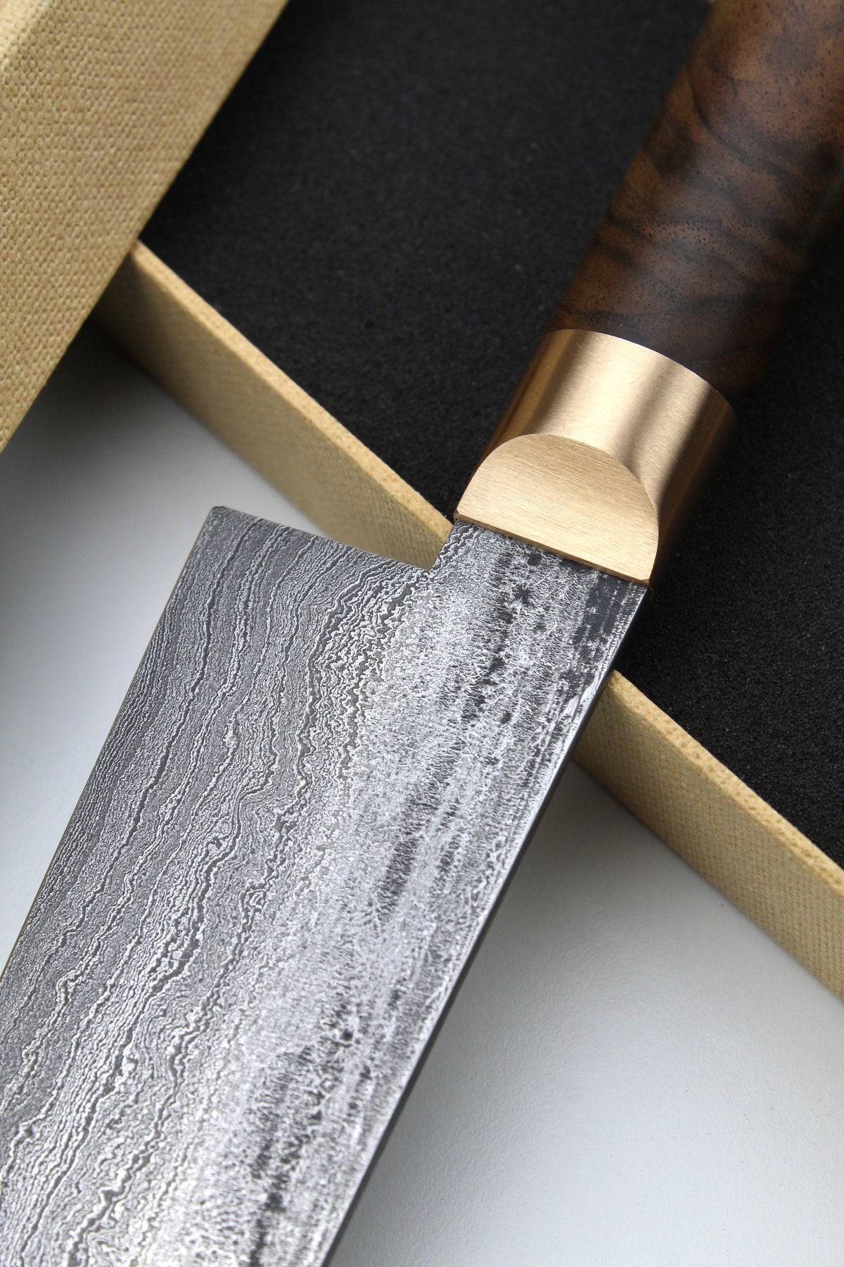 Gyuto Damascus 500L Walnut