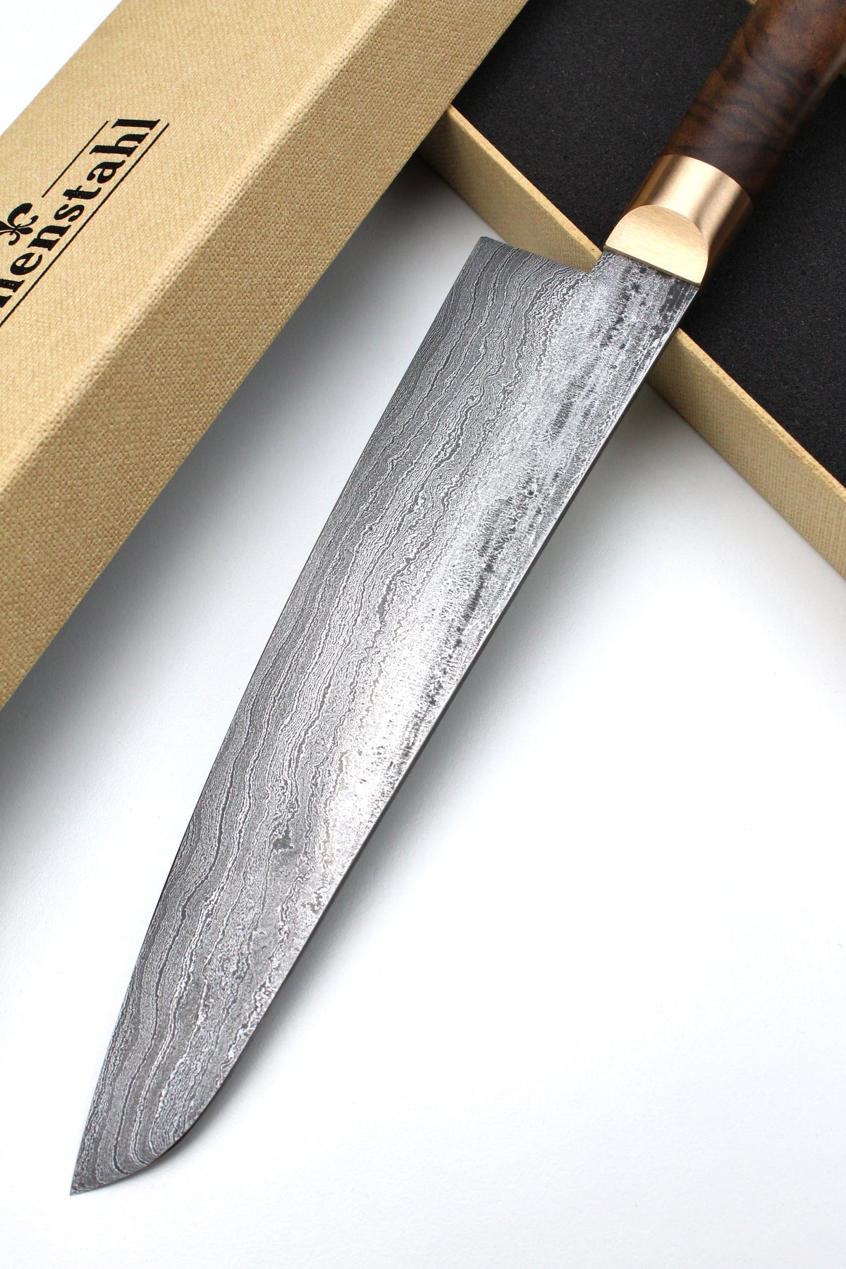 Gyuto Damascus 500L Walnut