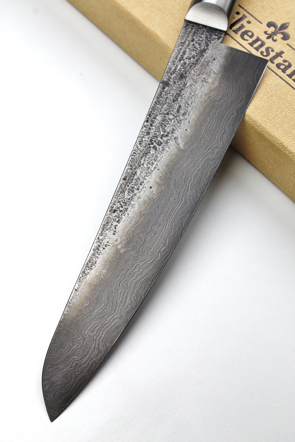 Damascus Gyuto 500L Olive