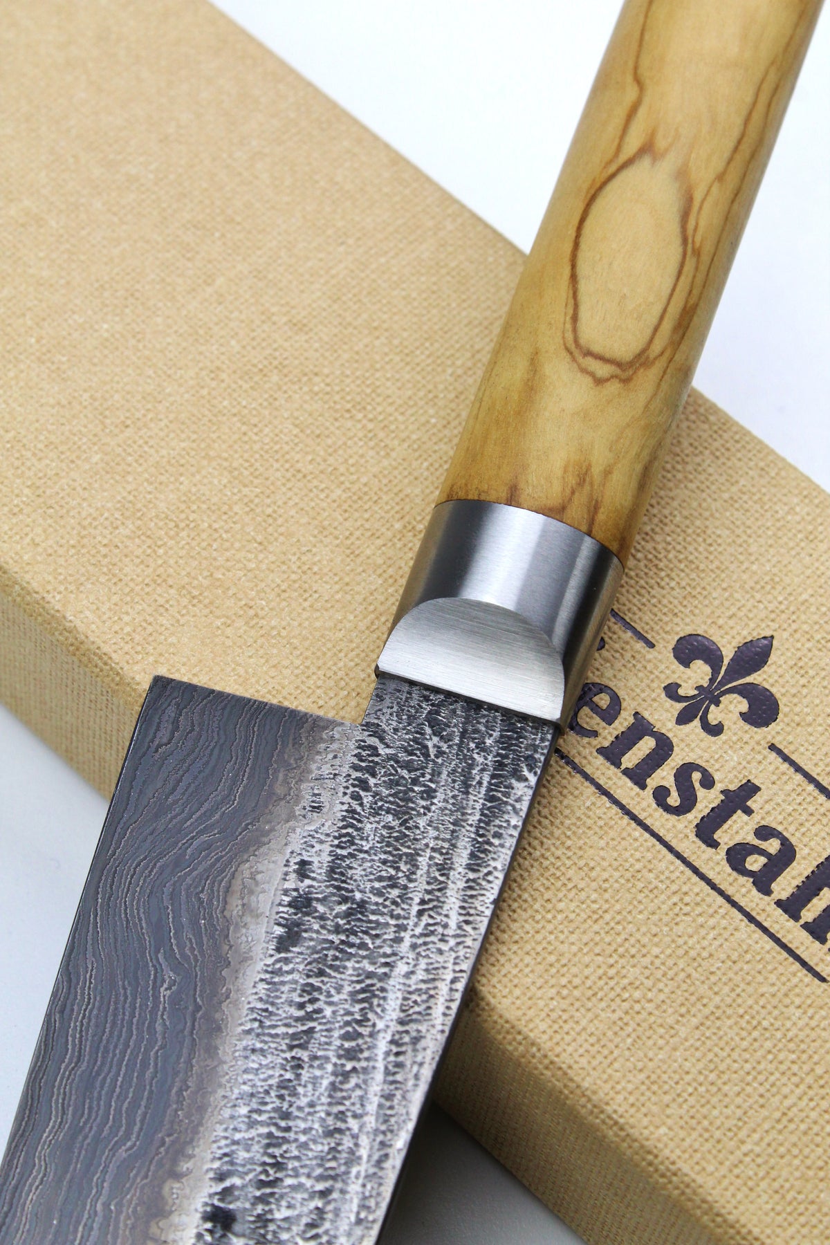 Damascus Gyuto 500L Olive