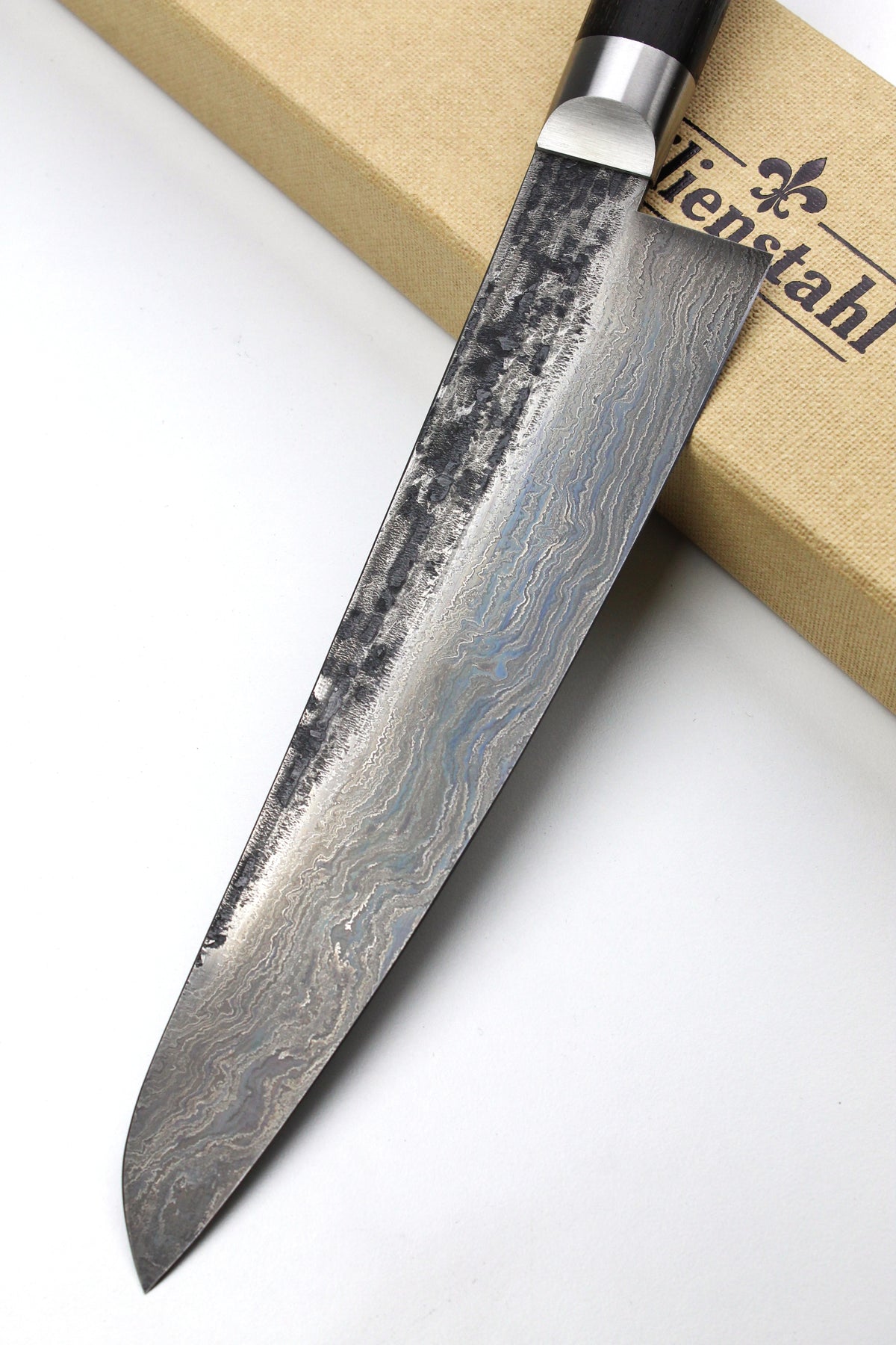 Gyuto Damascus Bog Oak 500L