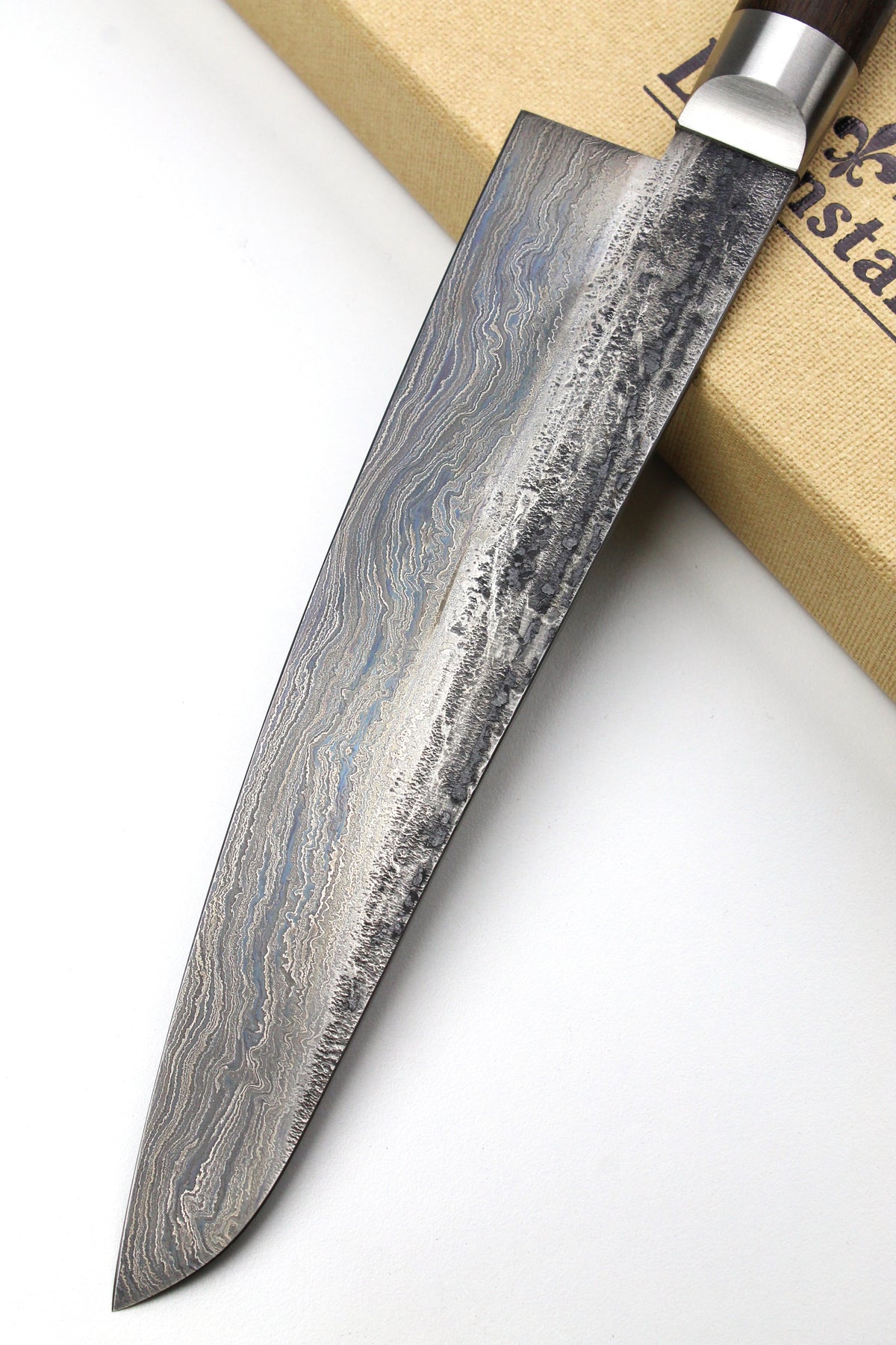 Gyuto Damascus Bog Oak 500L