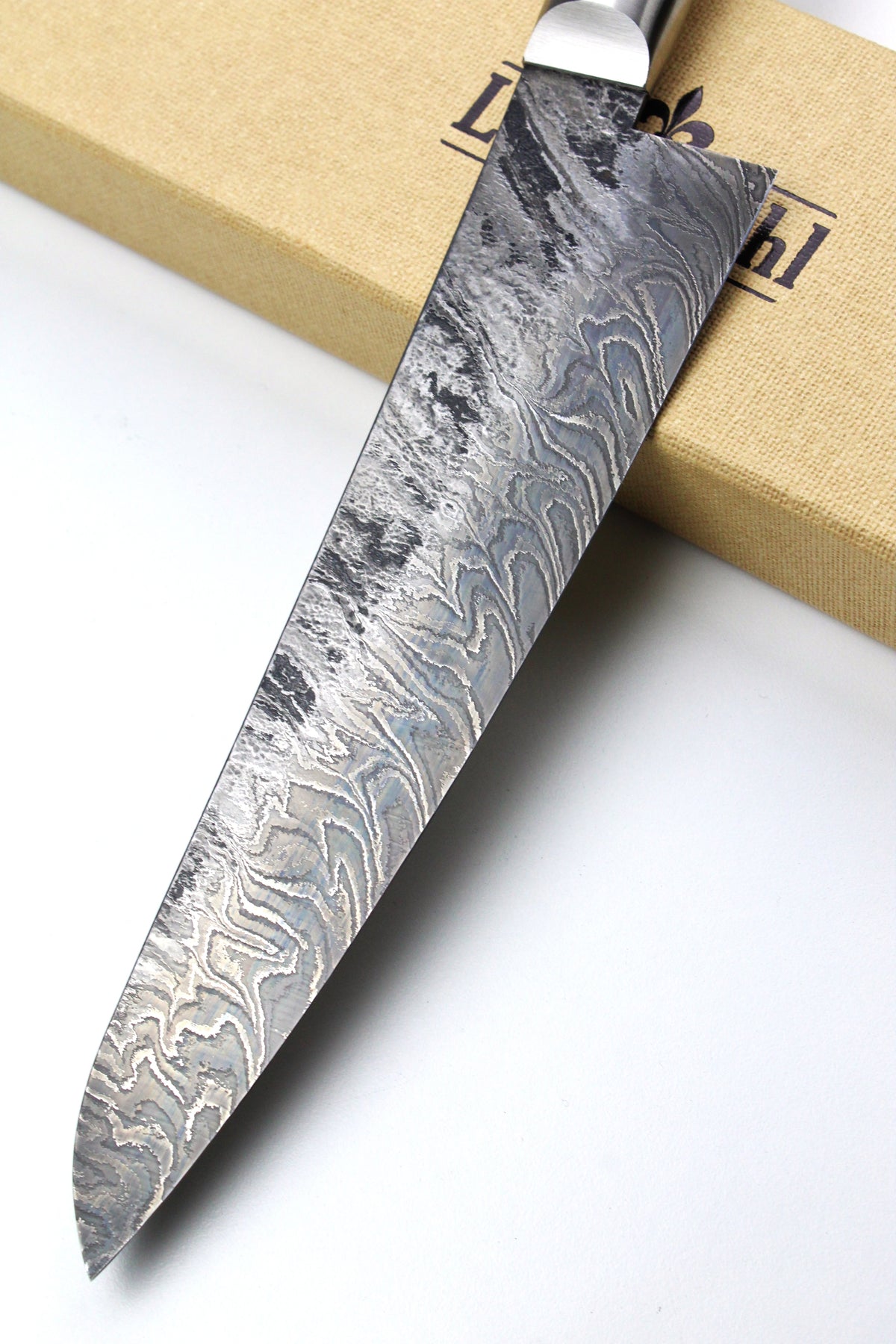 Gyuto Beech Oval HK-Torsion Damascus