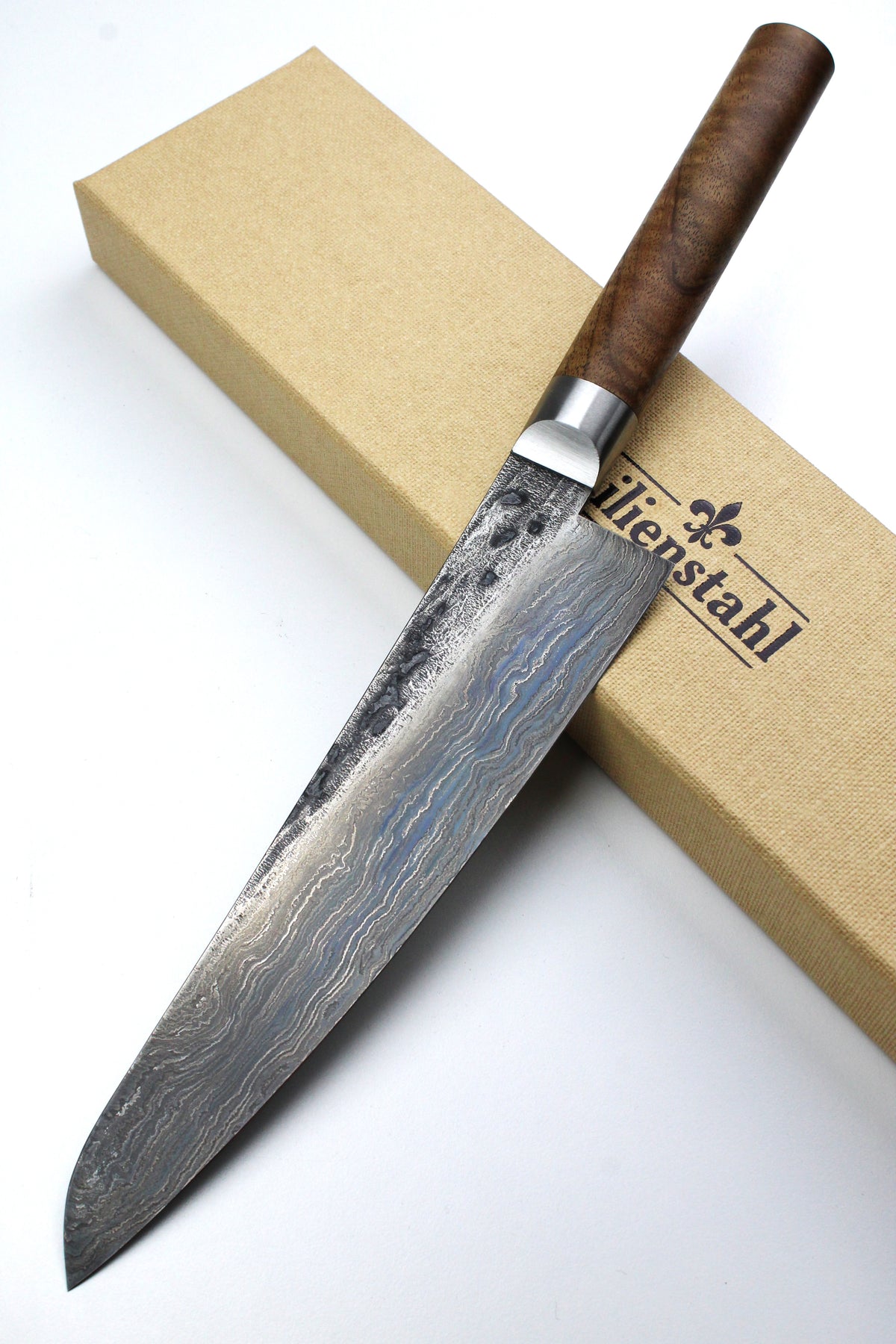 Damascus Gyuto 500L Walnut