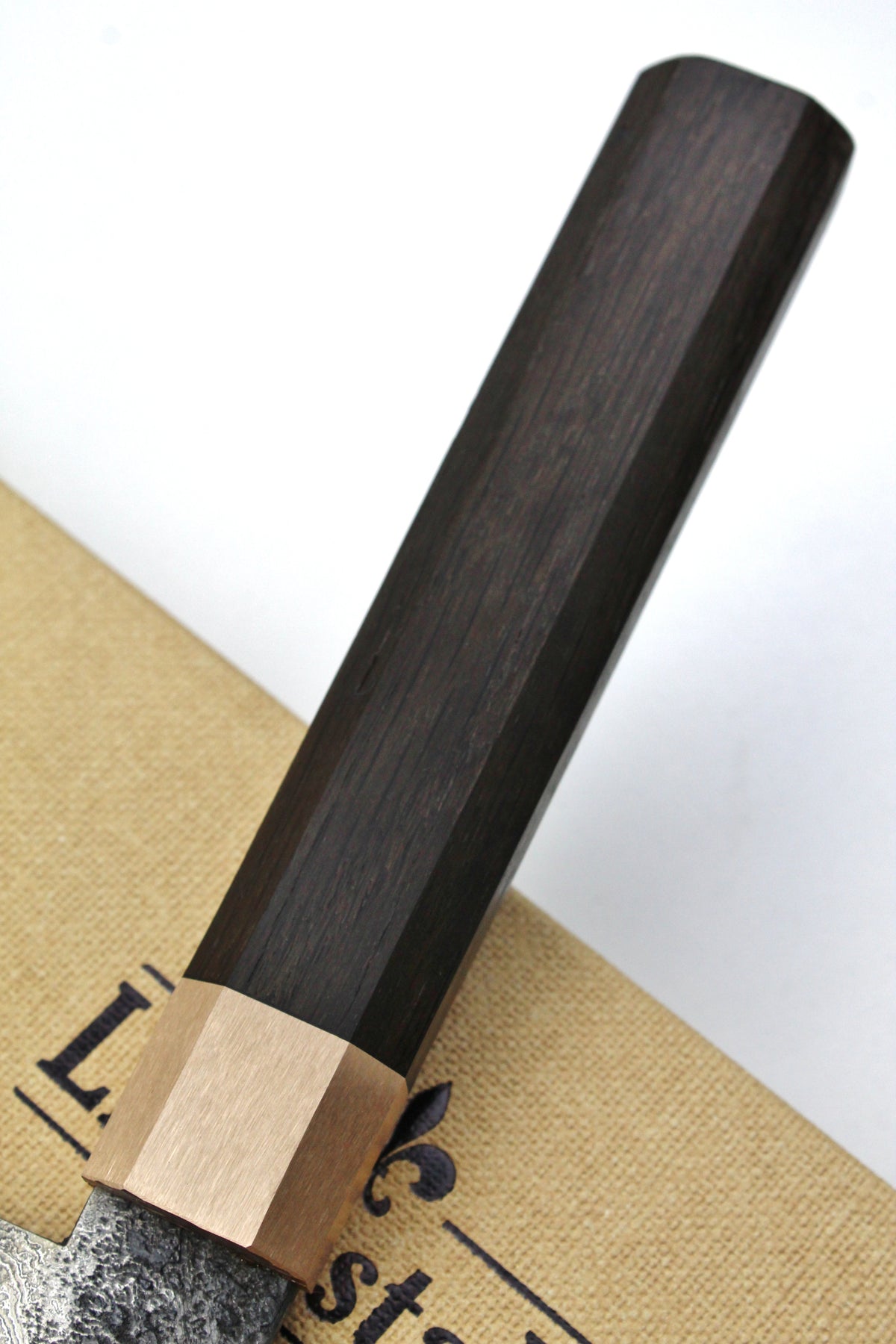 Damascus Gyuto Bog Oak Octagonal Torsion