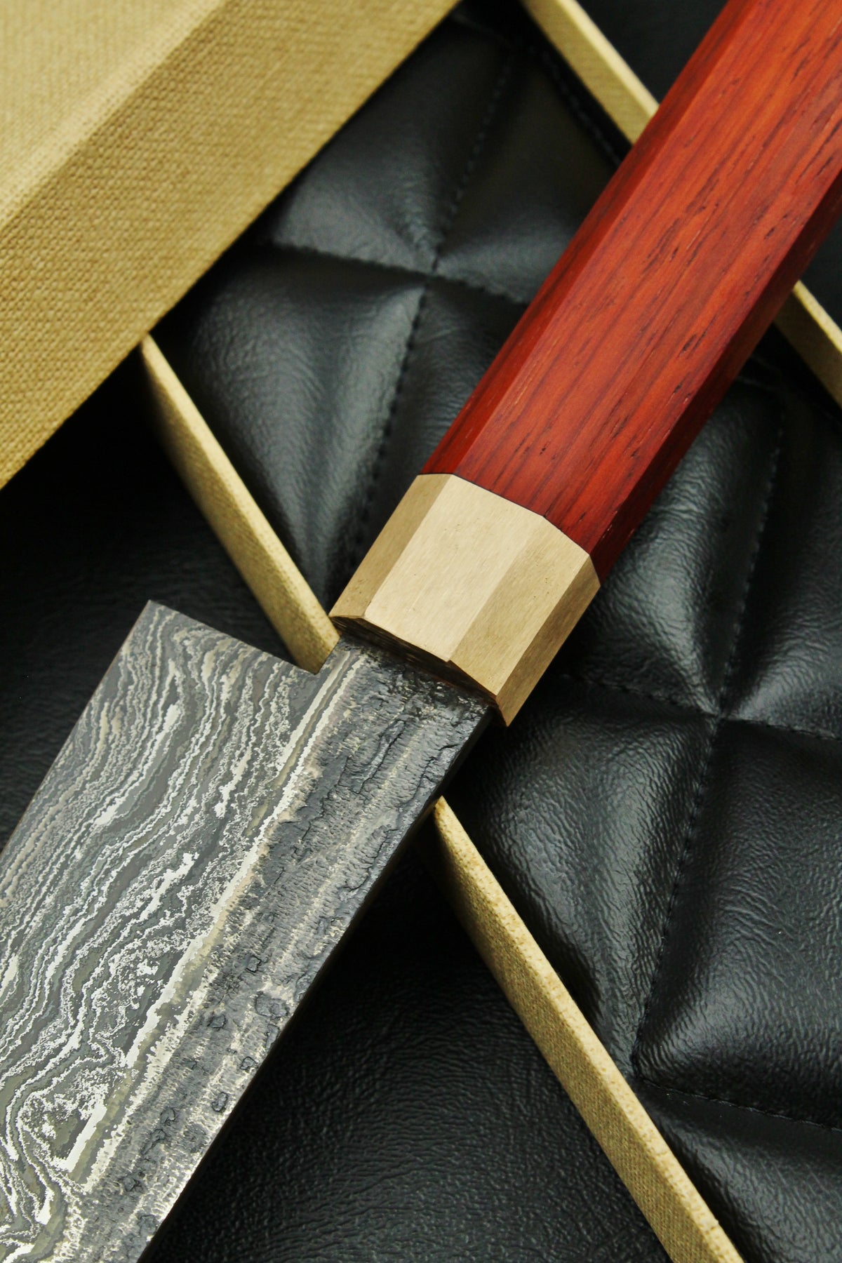 Padouk Damascus Gyuto 215 Octagonal 2.0
