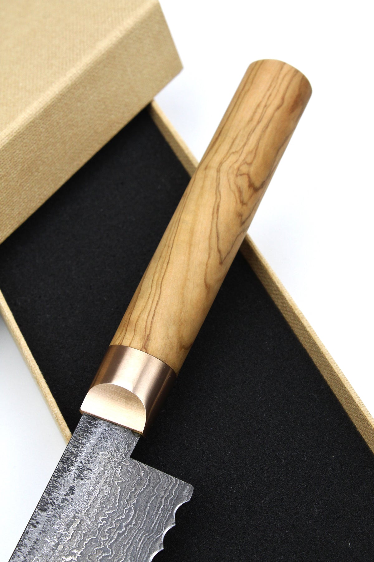 Breadsword HK Oval Olive Damascus