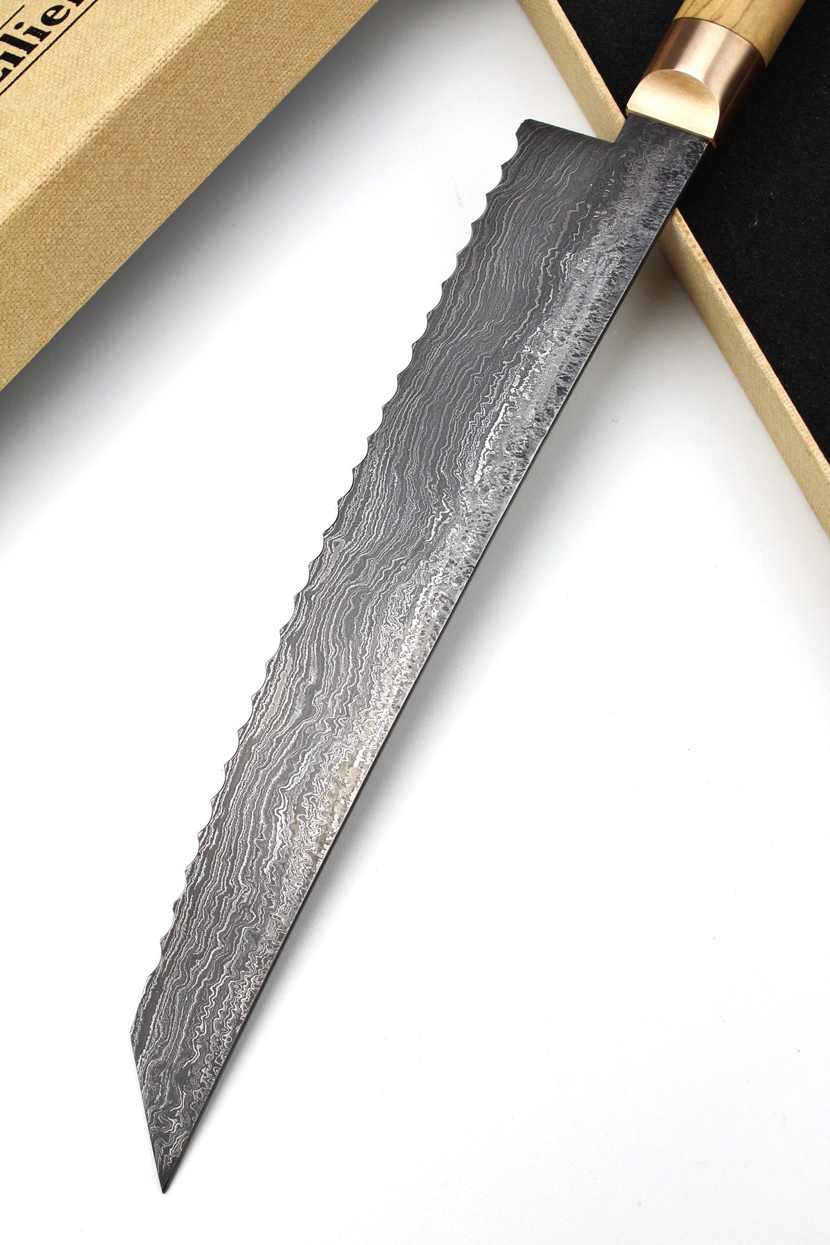 Breadsword HK Oval Olive Damascus