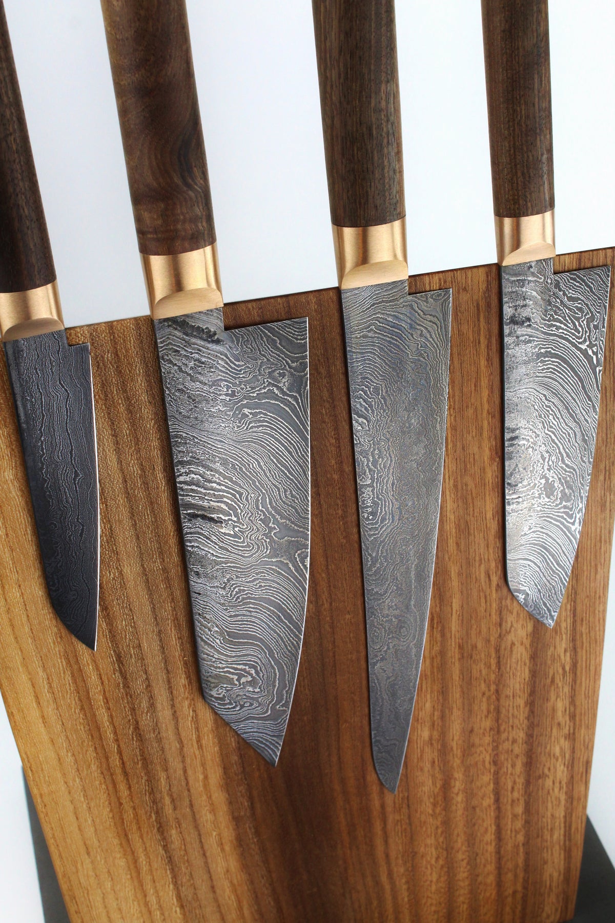 Premium Knife Set V2 Style Walnut