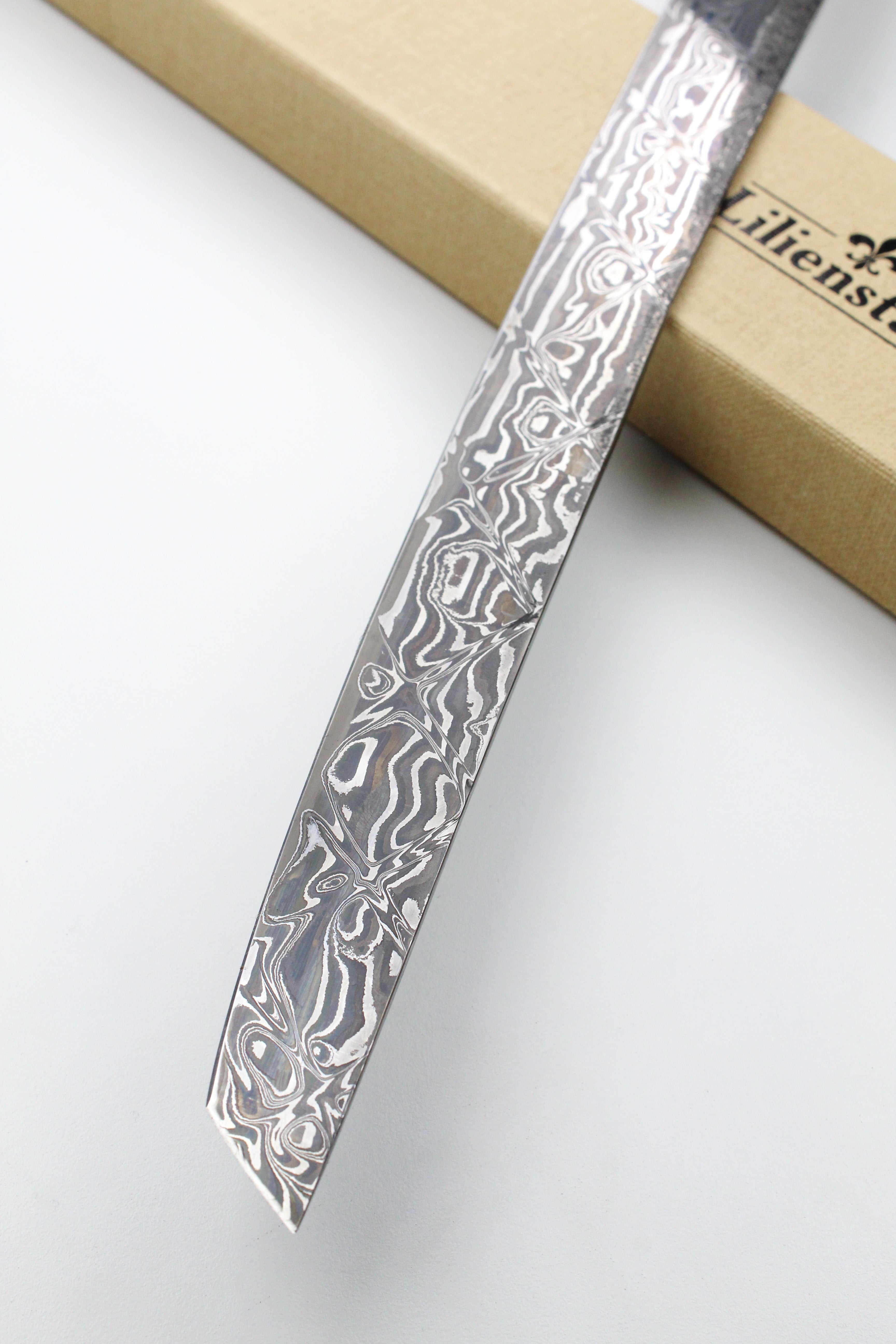 Takohiki 350 Olive Damascus