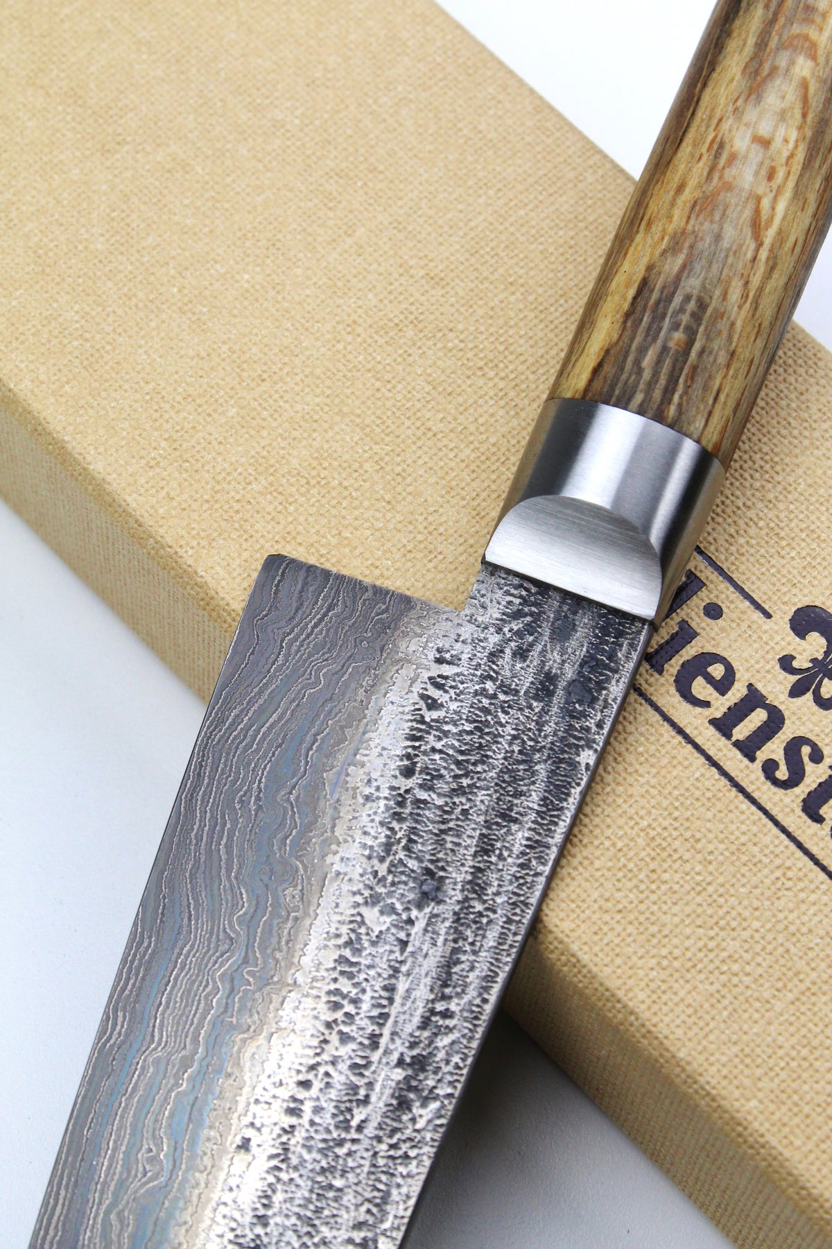 Gyuto Beech Oval 500L Damascus
