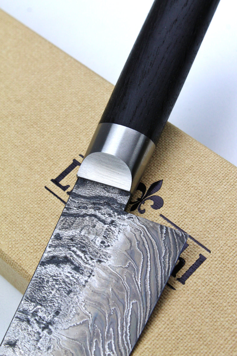 Gyuto Damascus Bog Oak HKT2.0